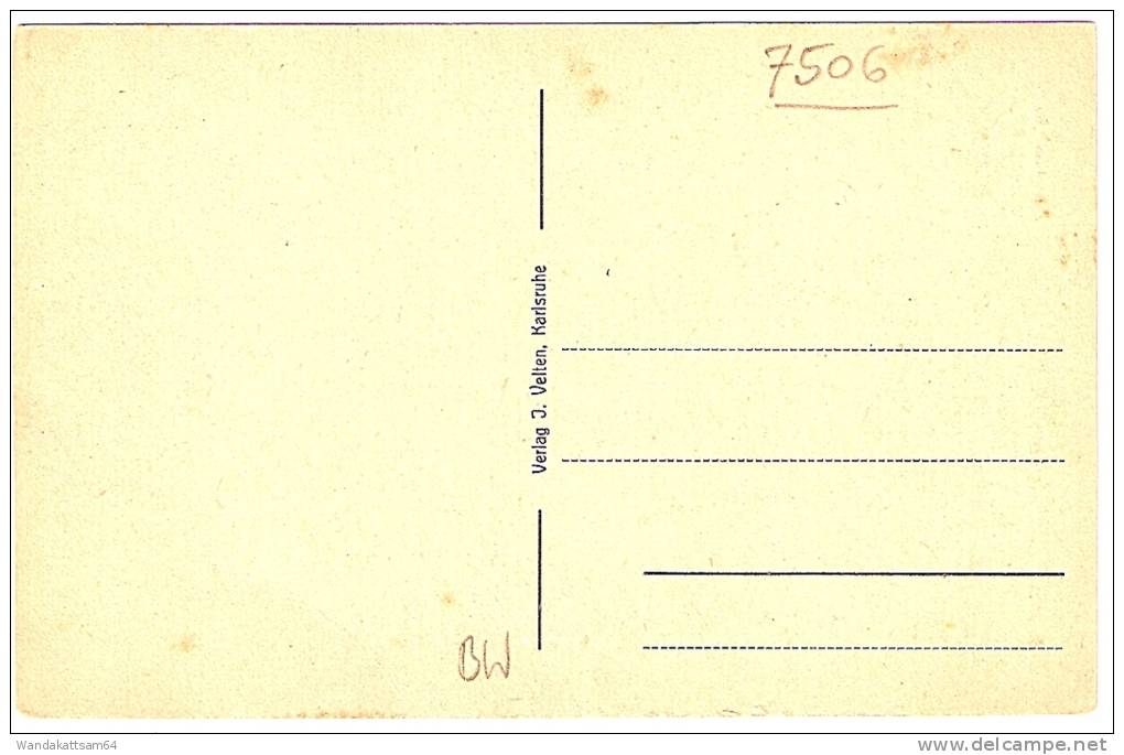 AK Herrenalb (Schwarzwald). 25. Paradies. 5. Verlag J. Velten Karlsruhe - Bad Herrenalb