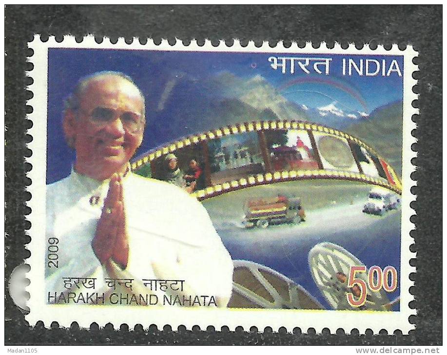 INDIA, 2009, Harak Chand Nahata, (Entrepreneur, Philanthropist, And Patron Of The Arts),  MNH,(**) - Unused Stamps