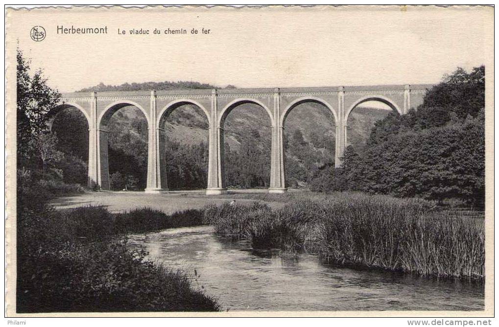 CP  HERBEUMONT, Le Viaduc Du Chemin De Fer. (N27) - Herbeumont