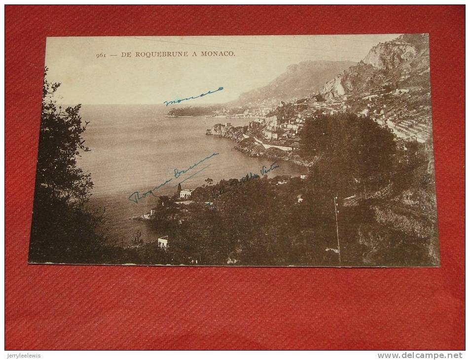 ROQUEBRUNE -  De Roquebrune à Monaco - Roquebrune-Cap-Martin