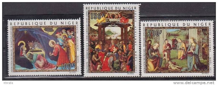 NIGER    1971     PA       N° 170 / 172    COTE    6.75    EUROS        ( 1285 ) - Niger (1960-...)