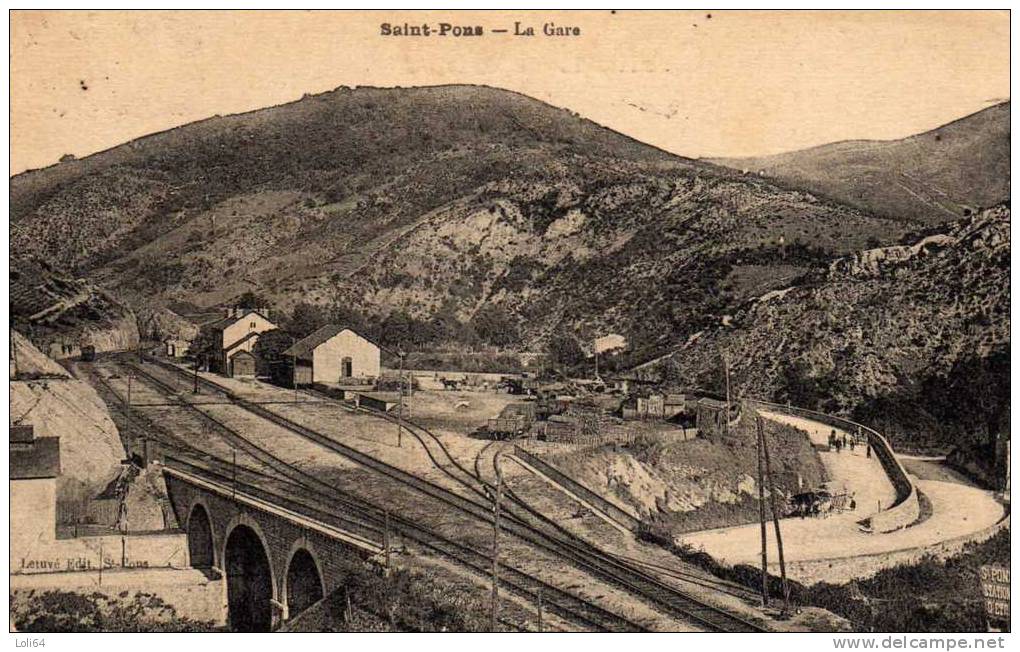 /34/  SAINT PONS  LA GARE - Saint-Pons-de-Thomières