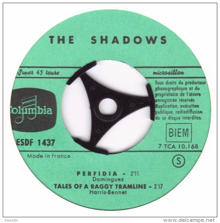 EP 45 RPM (7")  The Shadows  "  Guitar Tango  " - Instrumentaal