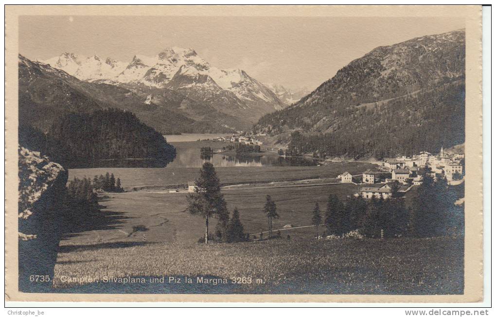 CPA Campfer, Silvaplana Und Piz La Margna (pk11528) - Silvaplana