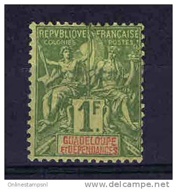 Guadeloupe: Yv. 39,   MH/* ,  Maury Cat Value €  41 - Nuovi