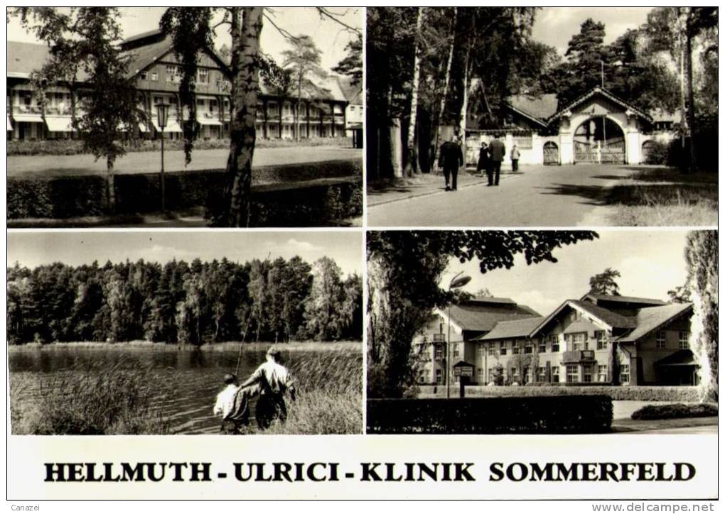 AK Sommerfeld/Kr. Oranienburg, Hellmuth-Ulrici-Klinik, Gel, 1971 - Sommerfeld