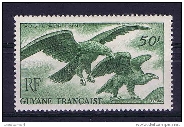 Guyane: Yv Nr Aero 35 MH/*, Maury Cat Value € 21 - Unused Stamps