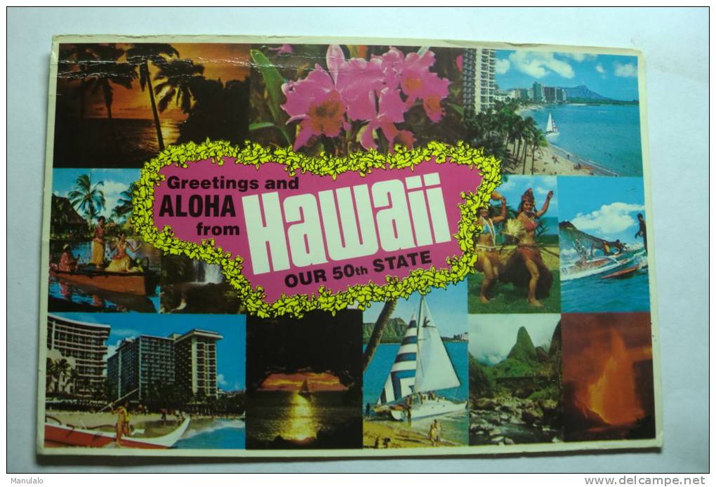 Greetings And Aloha From Hawaii Our 50th State - Autres & Non Classés