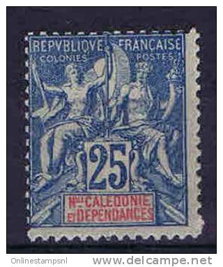 Nlle-Calédonie: Yv. 62 , MH/*  , Maury Cat Value € 29, Signed - Nuovi