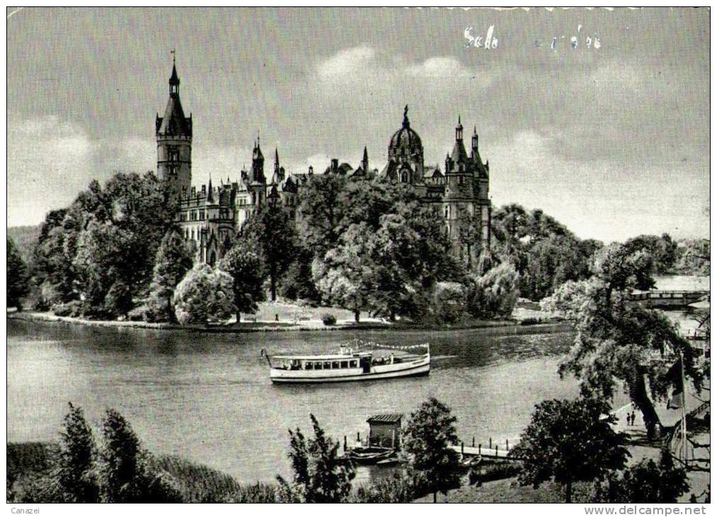 AK Schwerin, Schloß, Ung, 1962 - Schwerin