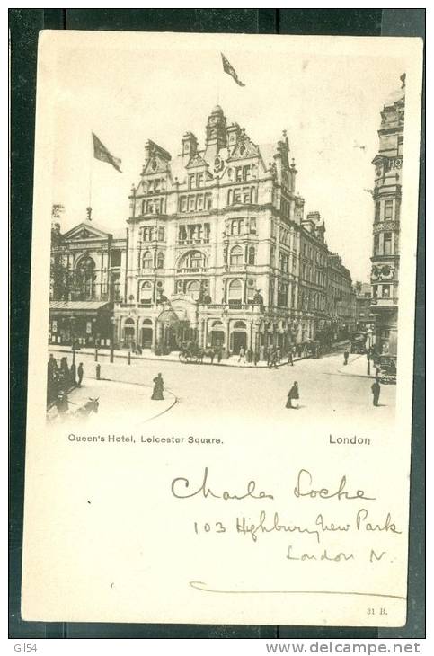 Queen's Hotel , Leicester Square - London Uh84 - Autres & Non Classés