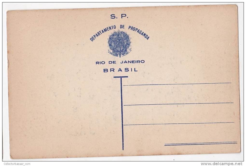 Brazil Sao Paulo SP Bananas Plantation  Postcard Original Ca 1900 Cpa Ak (W3_744) - São Paulo