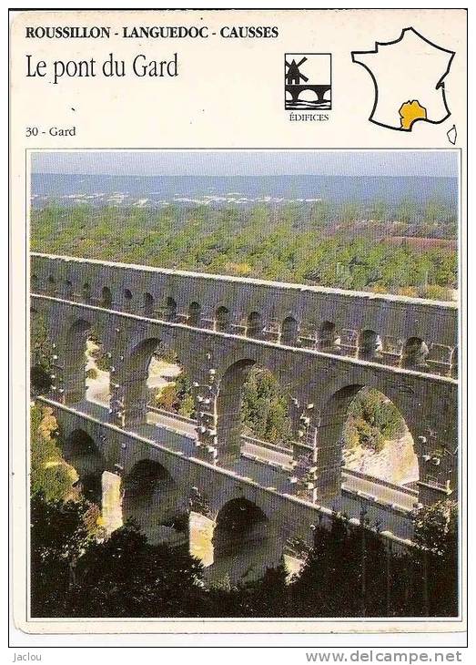 ROUSILLON LANGUEDOC CAUSSES ,PONT DU GARD ,EDIFICES   REF 30319 - Histoire