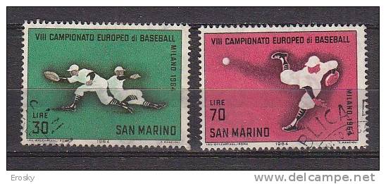 Y8484 - SAN MARINO Ss N°682/83 - SAINT-MARIN Yv N°637/38 - Used Stamps
