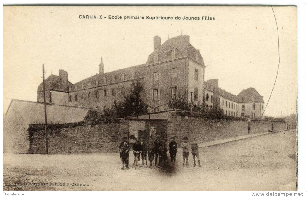 CPA 29 CARHAIX ECOLE PRIMAIRE SUPERIEURE DE JEUNES FILLES - Carhaix-Plouguer