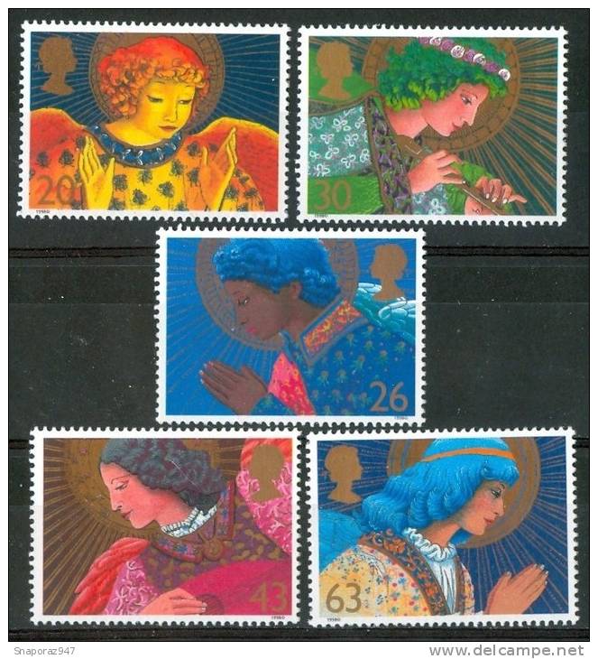 1998 Gran Bretagna Natale Christmass Noel Set MNH** Spa176 - Unused Stamps