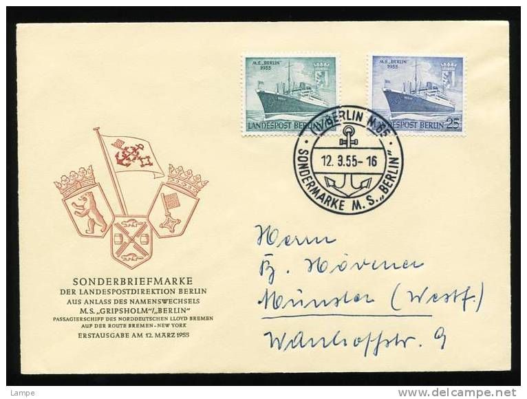 Berlin 126/7 Auf FDC - Briefe U. Dokumente