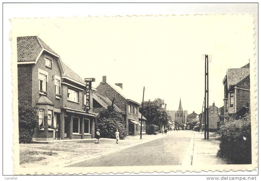 HOUTHALEN-STATIESTRAAT-MEUBELEN MAES-NIET VERZONDEN-UITG. MOORS-SMET-HOUTHALEN - Houthalen-Helchteren