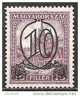 Ungheria 1930 MNH**  -  Yv. 437A   Dent. 15 - Ongebruikt
