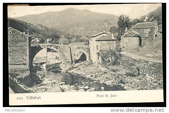 48 VILLEFORT / Pont Saint Jean / - Villefort