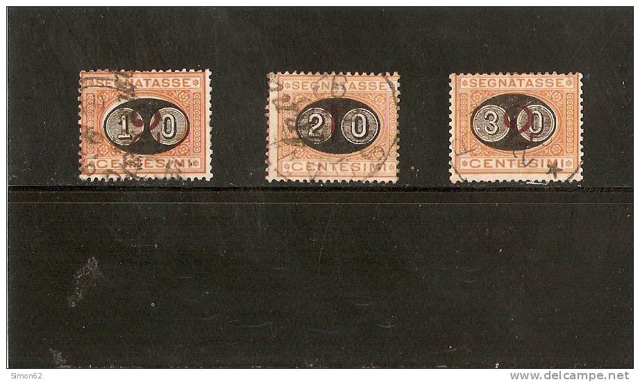 ITALIE  TIMBRES  TAXE  N 22/23     OBLITERE - Taxe