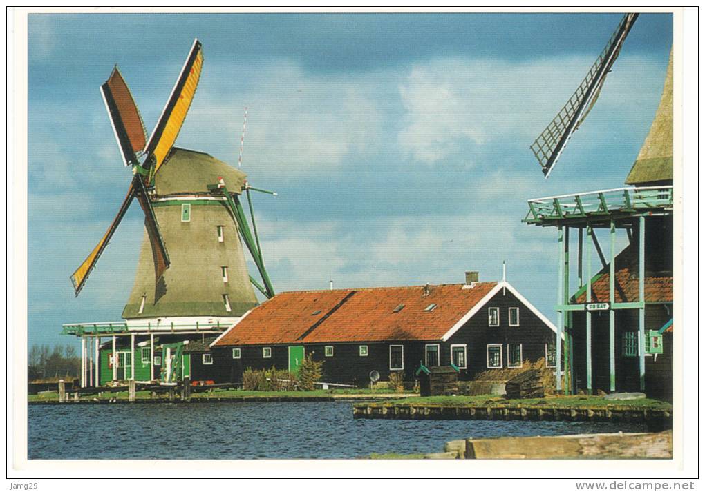 Nederland/Holland, Zaanse Schans, Oliemolen "De Zoeker", Ca. 1980 - Zaanstreek