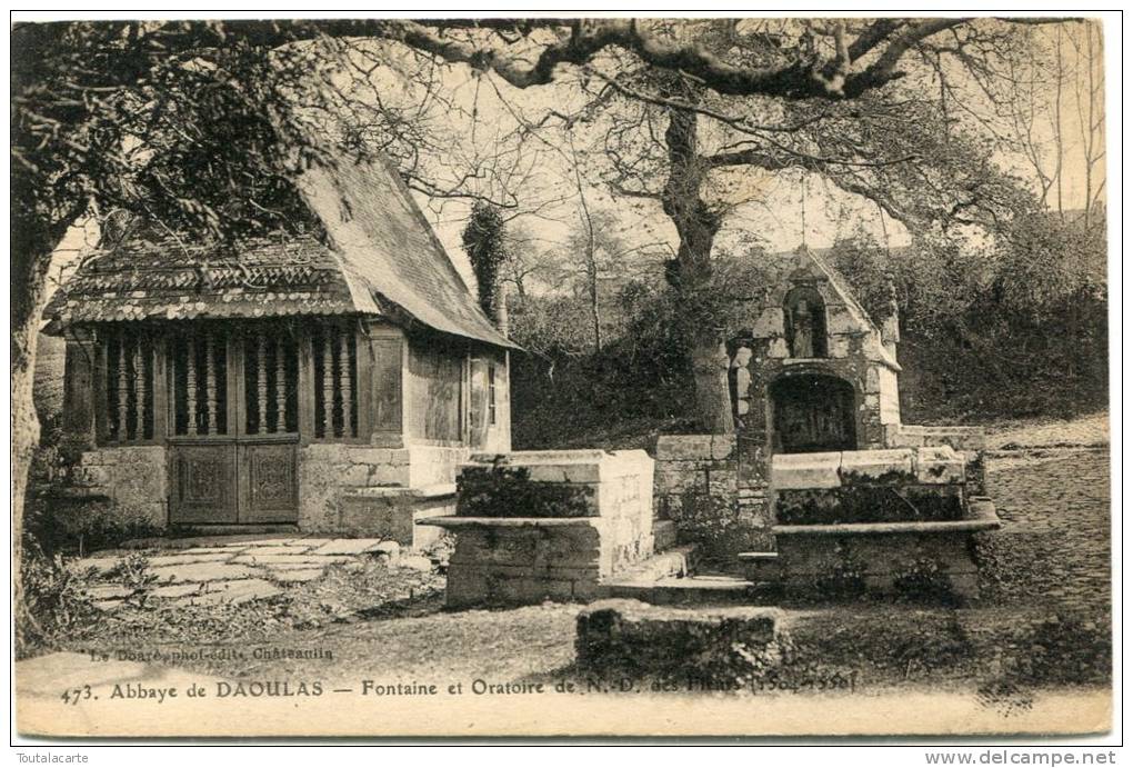 CPA 29 DAOULAS FONTAINE ET ORATOIRE - Daoulas