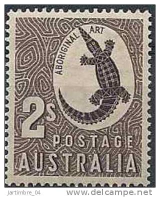 1948 AUSTRALIE 160* Crocodile, Charnière - Ungebraucht