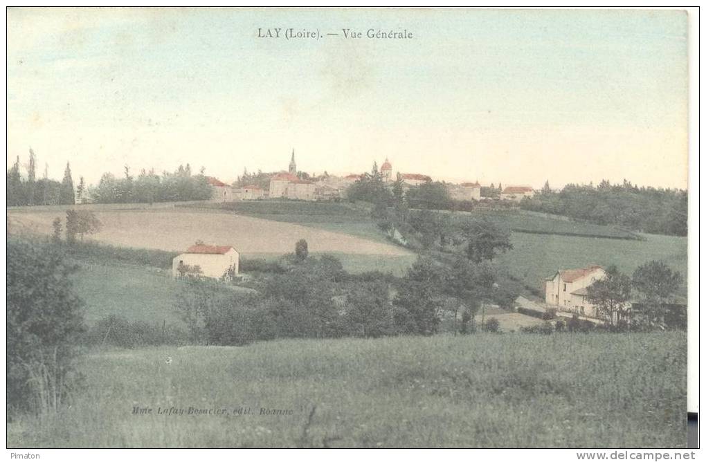 LAY ( Loire ) - Vue Générale , Bon état ( Voir Scan ) - La Pacaudiere