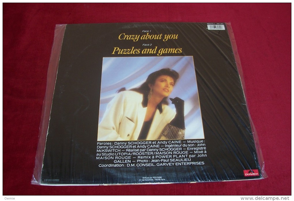 CARLOS SOTTOMAYOR  °  CRAZY ABOUT YOU - 45 T - Maxi-Single