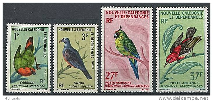 NOUVELLE CALEDONIE 1966/68 - Oiseau - Neuf, Trace De Charniere (Yvert 330/31 - A 88/89) - Neufs