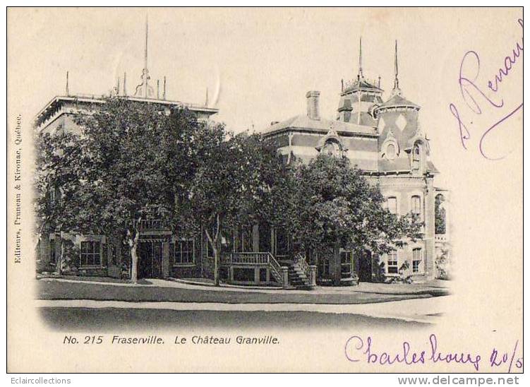 Québec  Canada      Frasserville  Le Chateau De Granville - Autres & Non Classés