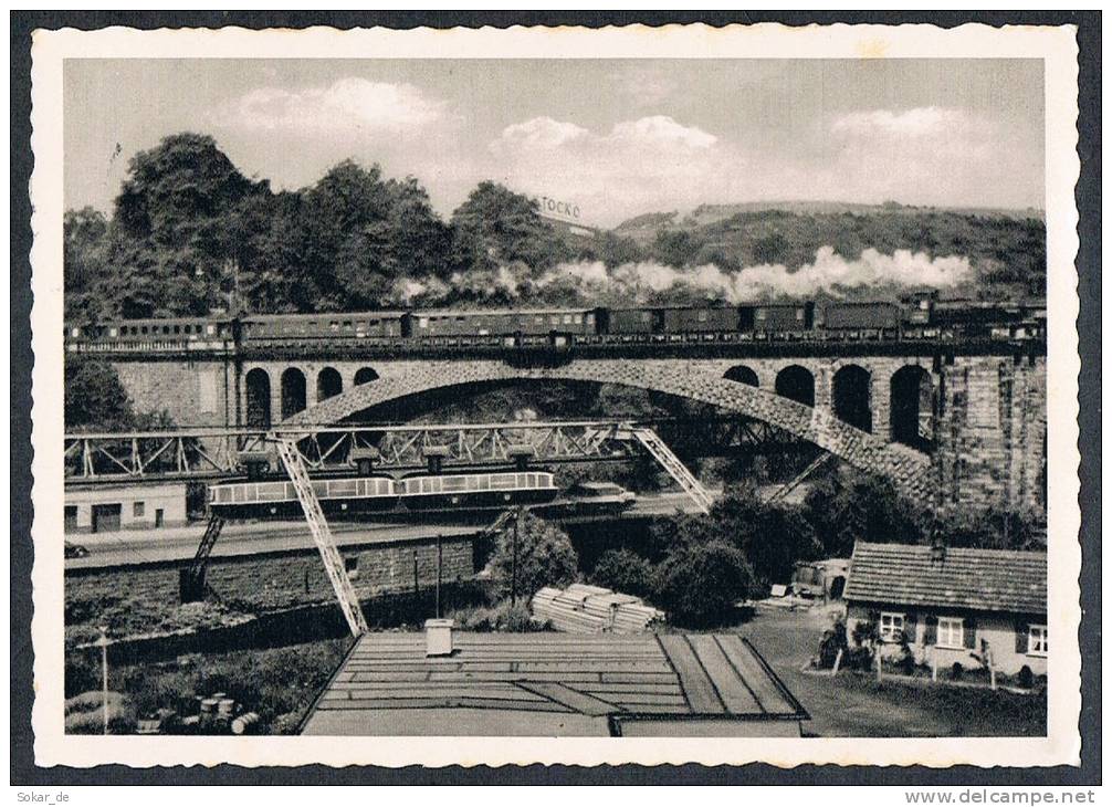 AK Wuppertal-Elberfeld, Sonnbornerbrücke, Dampflok Zug Eisenbahn Train - Wuppertal