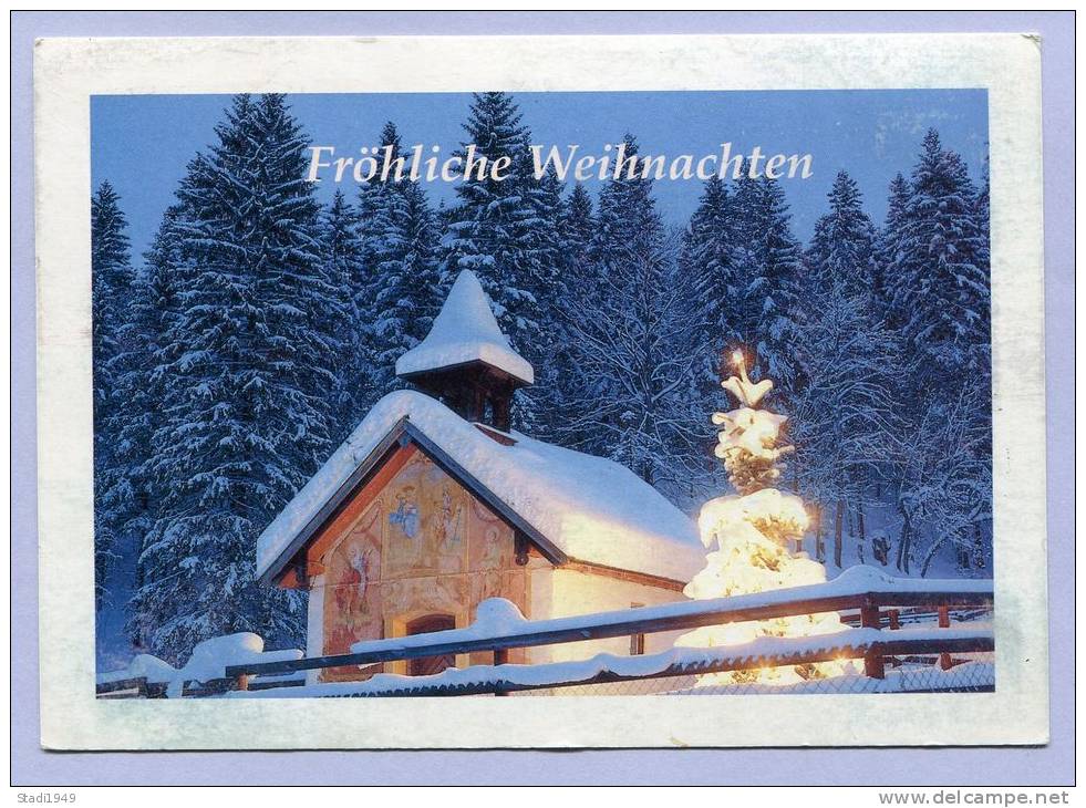 Sonderflugpost Xmas Weihnachten 1998 WIEN - TEL AVIV (163) - Premiers Vols