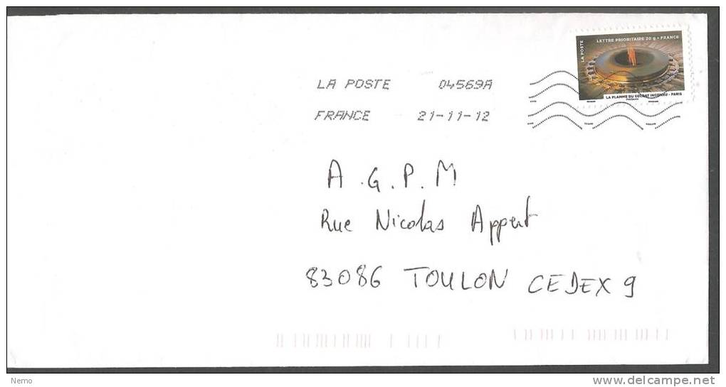 Timbres De Carnet Sur Lettre - 1961-....