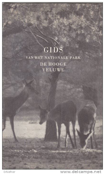 Führer Durch Den Nationalpark "De Hooge Veluwe", Hoenderloo Bei Arnhem, 1948, 20 Seiten - Musées & Expositions