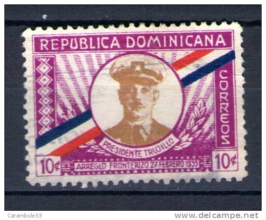 Timbre République  Dominicaine " REPUBLICA DOMINICANA Oblitéré  PRESIDENTE TRUJILLO - Dominicaine (République)