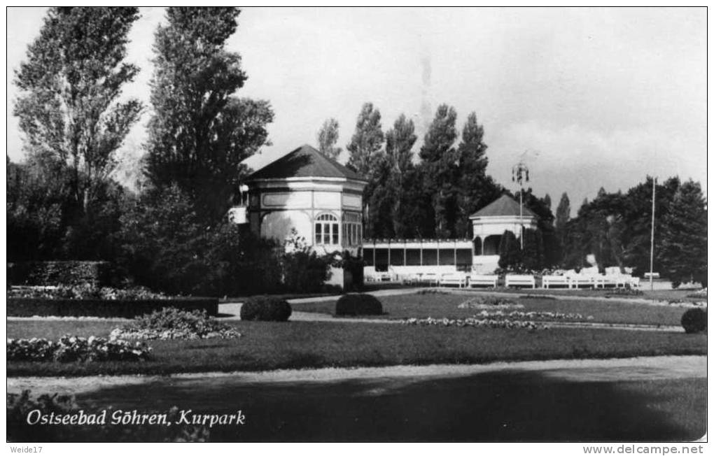 00529  Blick Auf Den Kurpark Vom Ostseebad GÖHREN - Goehren