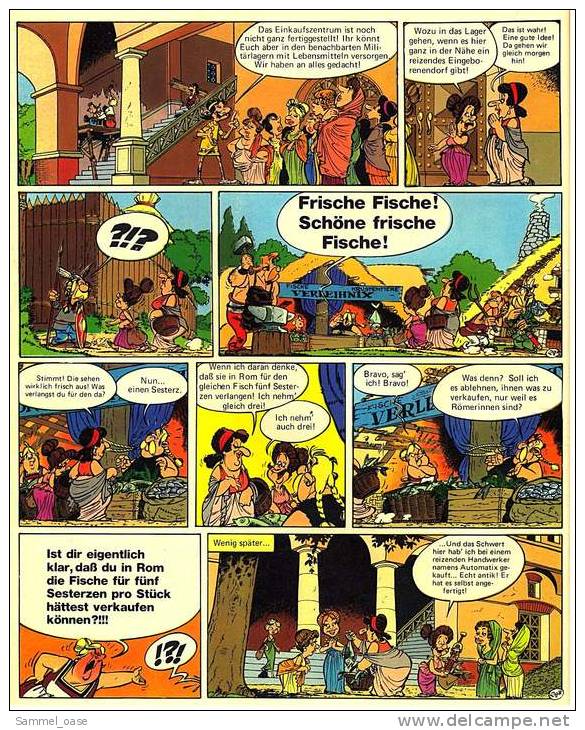 Asterix Heft Band 17 - Die Trabantenstadt ( Erstausgabe 1974 ) - Asterix