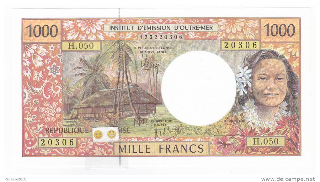 Polynésie Française / Tahiti - 1000 FCFP / H.050 / 2012 / "Nouvelles Signatures" - Neuf / Jamais Circulé - French Pacific Territories (1992-...)