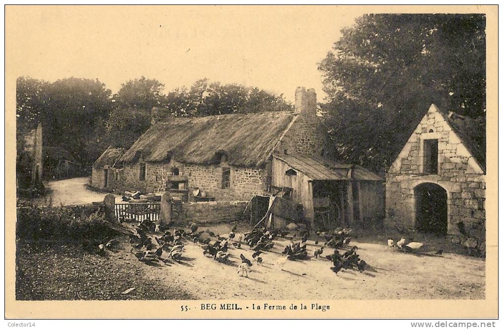 29 BEG MEIL LA FERME 1933 - Beg Meil