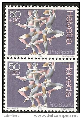 Svizzera 1986 Nuovo** - Yv.1243   Mi.1313   Coppia - Nuovi