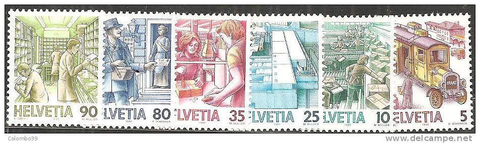 Svizzera 1986 Nuovo** - Yv.1250/55   Mi.1308/12 - Nuovi