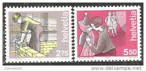 Svizzera 1989 Nuovo** - Yv.1325/26   Mi.1402/03 - Nuovi