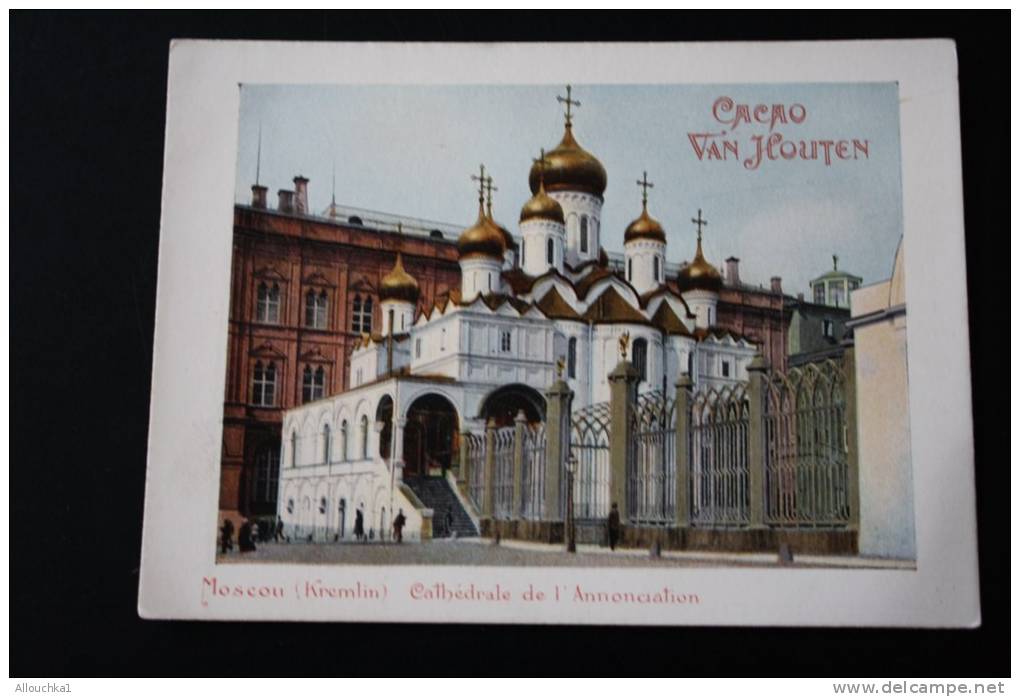 Moscou (Kremlin) Cathédrale De L´annonciation —> Chromos Et Images Chocolaterie Chocolat Cacao: Van-Houten 14.5X10.5 Cm - Van Houten