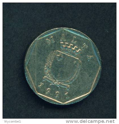 MALTA  -  1991  5 Cents  Circulated As Scan - Malte