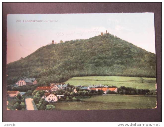 AK GÖRLITZ Landeskrone 1908  //  D*6115 - Goerlitz