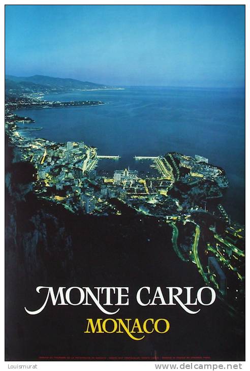 Monaco Monte Carlo - Affiche Draeger Pour Le Ministère Du Tourisme - Ventouillac Photographe - Affiches