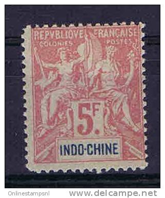 Indo-Chine: Yv Nr 16 MH/*, Maury  Cat Value &euro; 150 - Ongebruikt