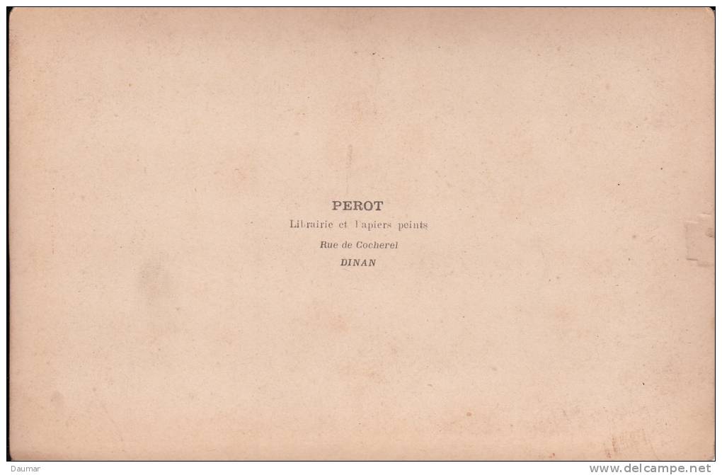 Dinan-Porches- Perot, Librairie Et Papiers Peints, Rue De Cocherel Dinan - Lieux